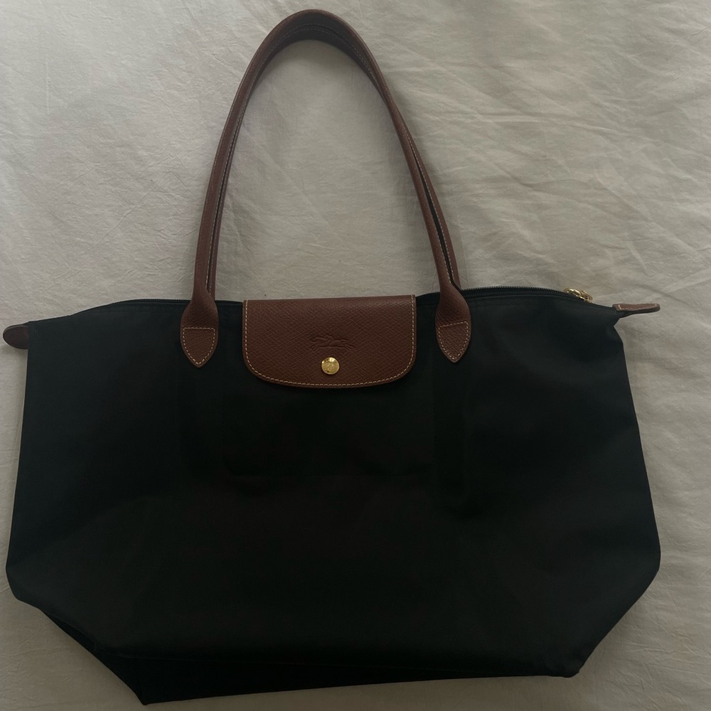 Longchamp black tote bag